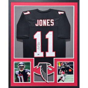 Julio Jones Framed TB Jersey Beckett COA Autographed Atlanta Falcons