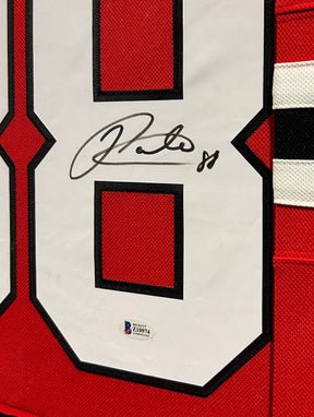 Patrick Kane Framed Signed Jersey Beckett Chicago Blackhawks Autographed