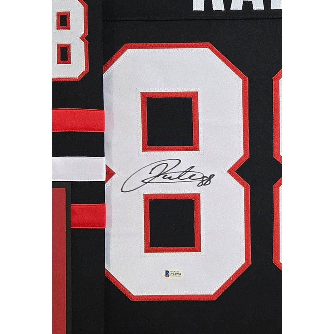 Patrick Kane Framed Signed Black Jersey Beckett Blackhawks Autographed
