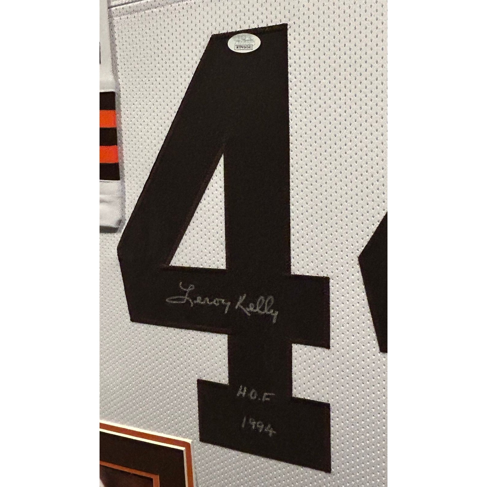 Leroy Kelly Framed Signed Jersey JSA Autographed Cleveland Browns