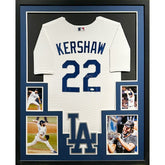 Clayton Kershaw Signed Framed Jersey JSA Autographed LA Dodgers L.A. NP