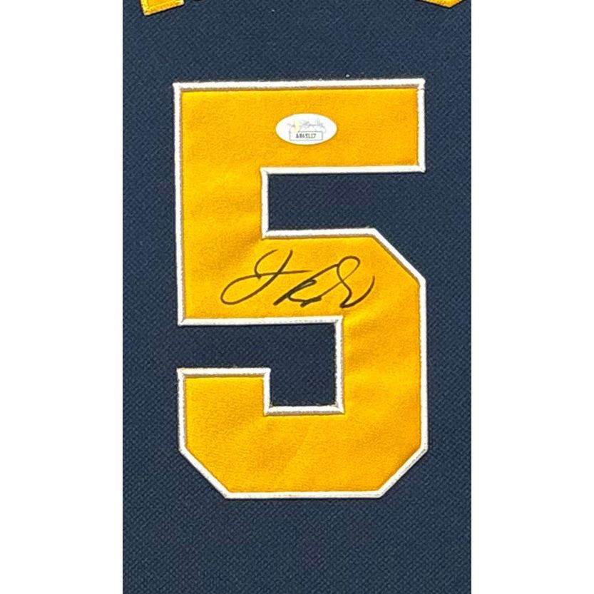 Jason Kidd Framed Signed Jersey JSA Autographed Cal California