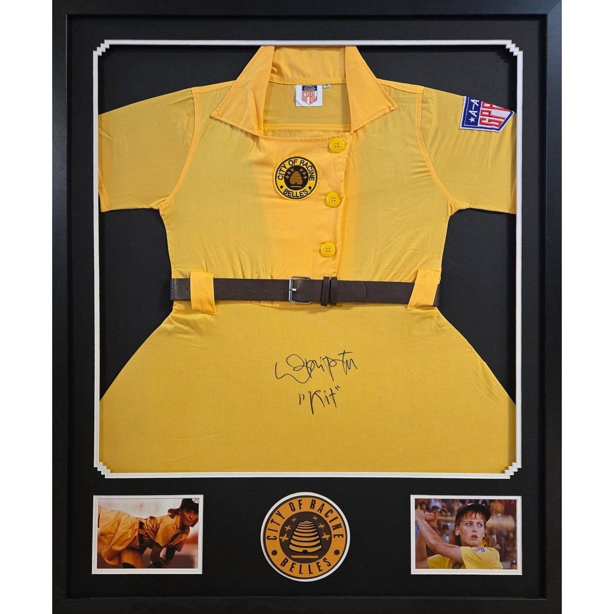 Lori Petty Kit Signed Framed Dress A League Of Their Own JSA Authenticated