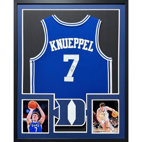 Kon Knueppel Signed Framed Jersey JSA Autographed Duke Blue Devils