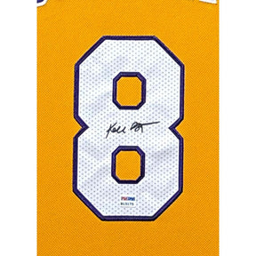 Kobe Bryant Framed Signed Jersey Autographed Signed Lakers Suede PSA/DNA
