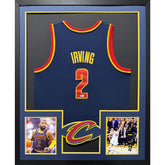 Kyrie Irving Signed Framed Jersey BECKETT COA Autographed Cleveland Cavaliers
