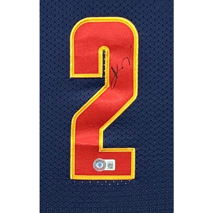 Kyrie Irving Signed Framed Jersey BECKETT COA Autographed Cleveland Cavaliers