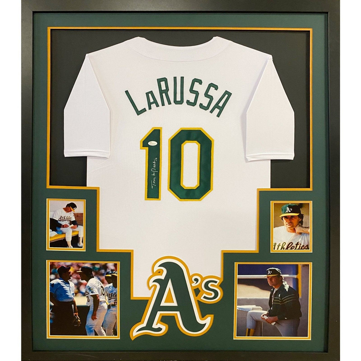 Tony LaRussa Framed Jersey JSA Autographed Signed Oakland Athletics