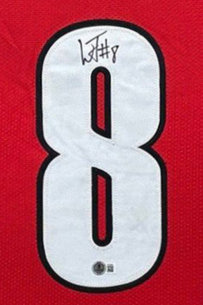 Lamar Jackson Louisville signed/framed jersey