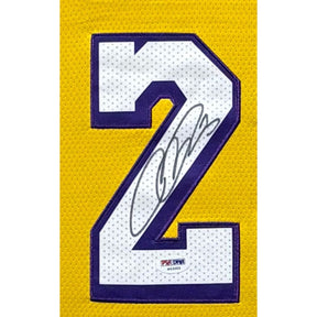 LeBron James Framed Signed Los Angeles Lakers Jersey Autographed PSA/DNA