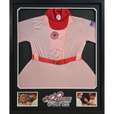 Bitty Schram Signed Framed Dress A League Of Their Own JSA Authenticated
