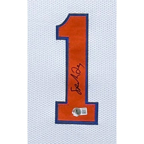 Spike Lee Signed Framed Jersey Beckett Autographed New York Knicks