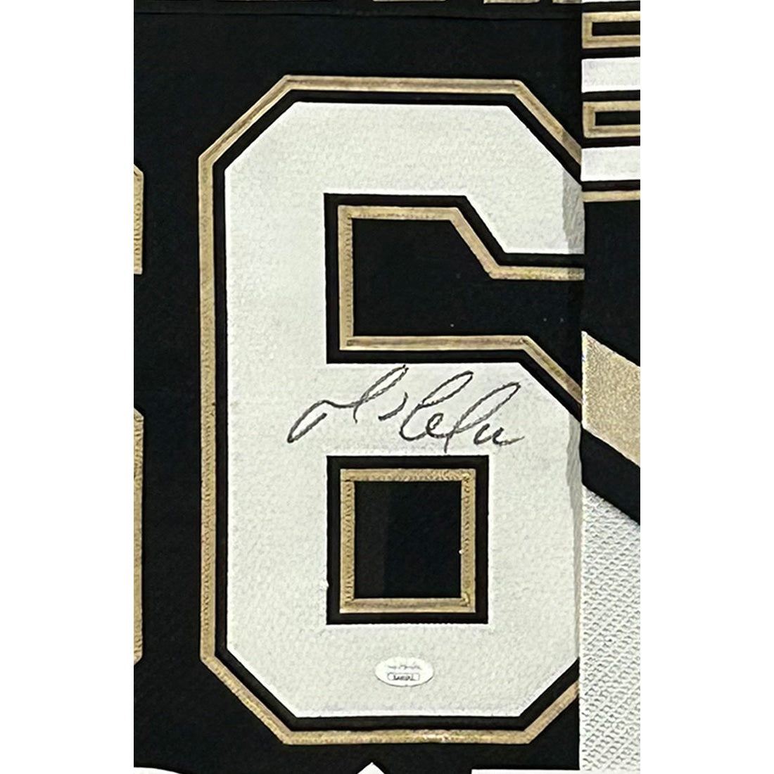 Mario Lemieux Framed Jersey JSA COA Autographed Signed Penguins