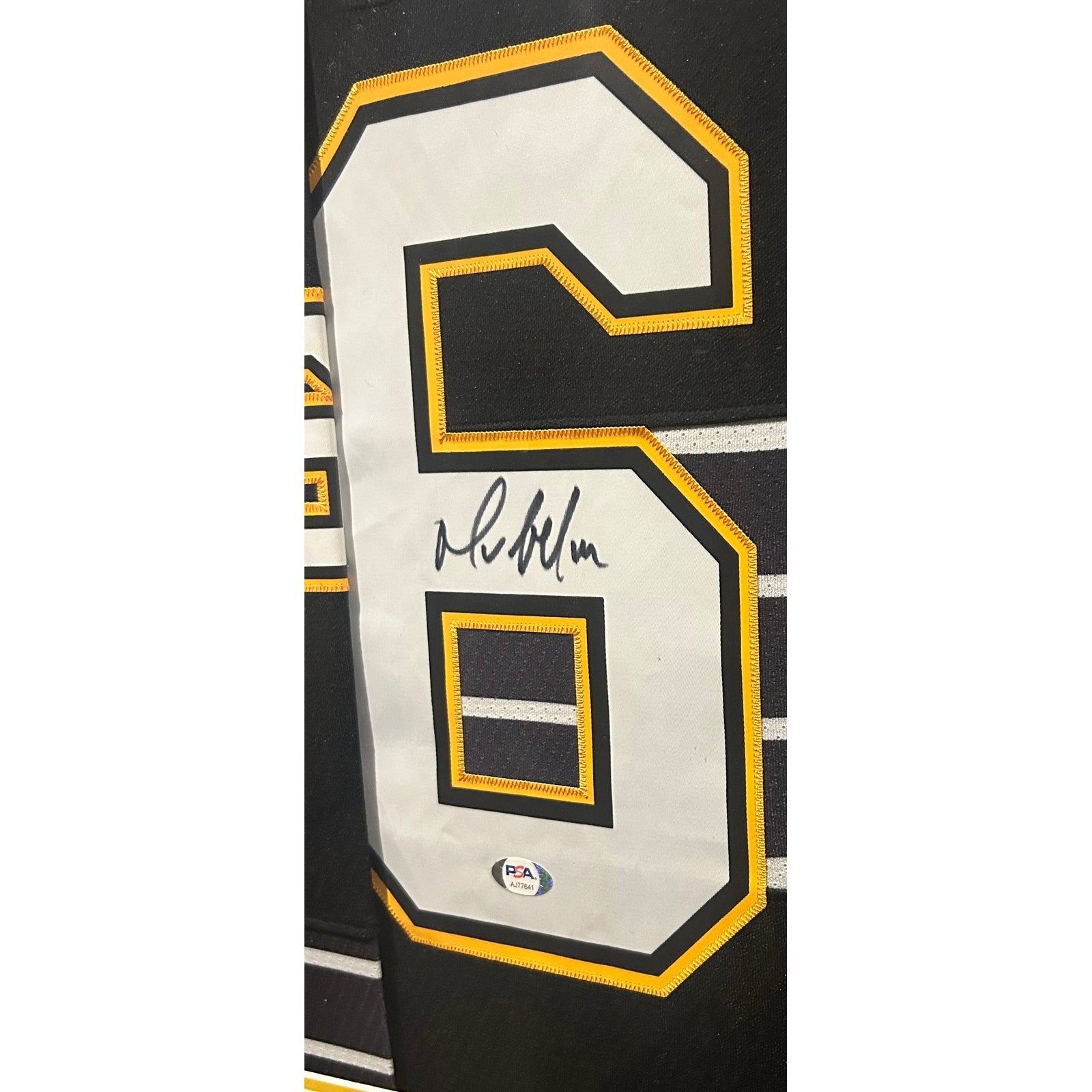 Mario Lemieux Framed TB Jersey PSA/DNA Autographed Signed Penguins