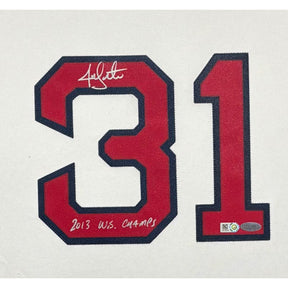 Jon Lester Framed Signed Boston Red Sox Jersey MLB COA Autographed
