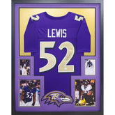 Ray Lewis Framed Jersey JSA Autographed Signed Baltimore Ravens