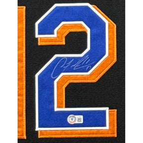Francisco Lindor Framed Signed Jersey Beckett Autographed New York Mets
