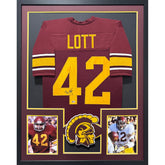 Ronnie Lott Framed Signed Jersey Beckett COA Autographed USC