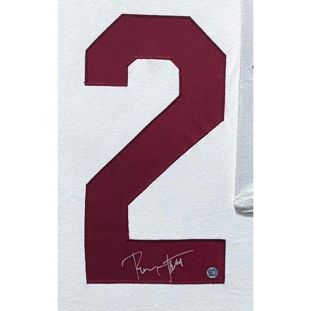 Ronnie Lott Framed Signed White Jersey GTSM Autographed USC
