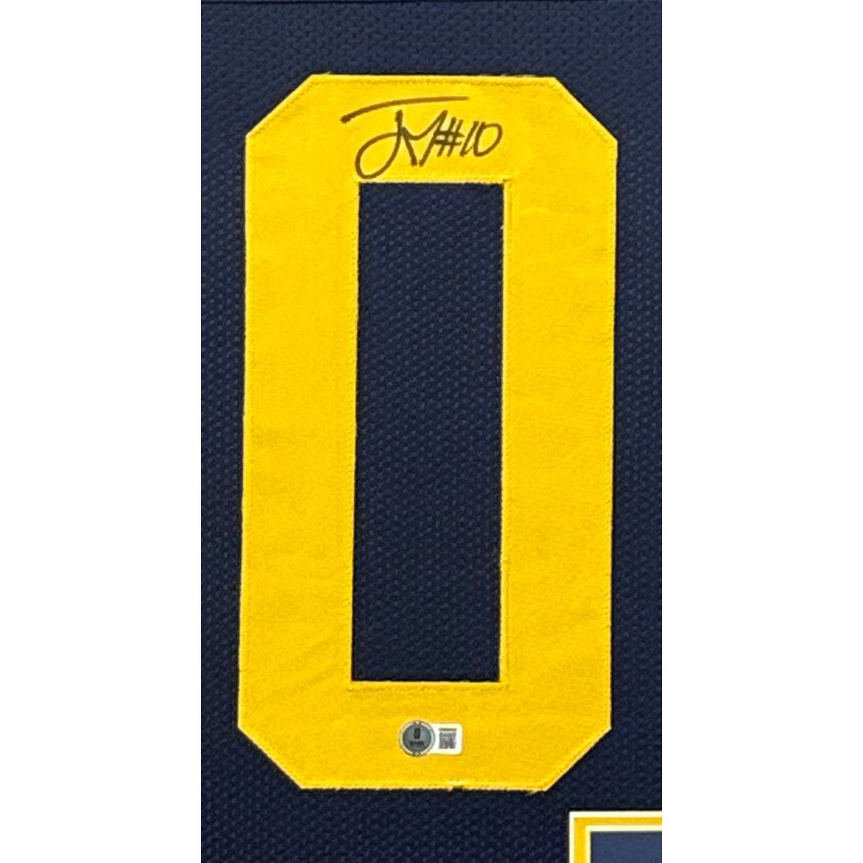 Jordan Love Framed Signed TB Jersey Beckett Autographed Green Bay Packers