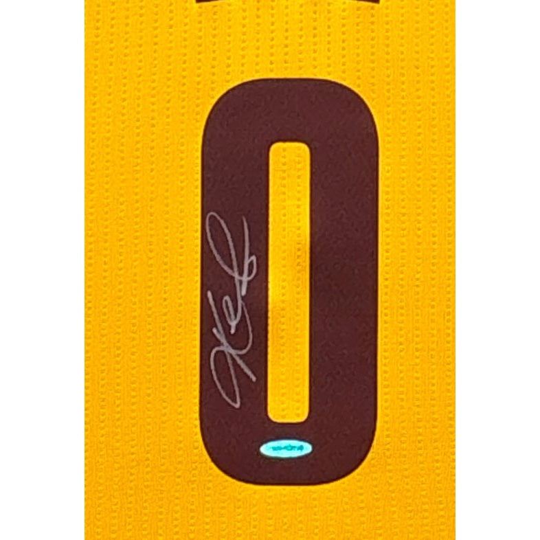 Kevin Love Framed Signed Jersey UDA COA Autographed Cleveland Cavaliers