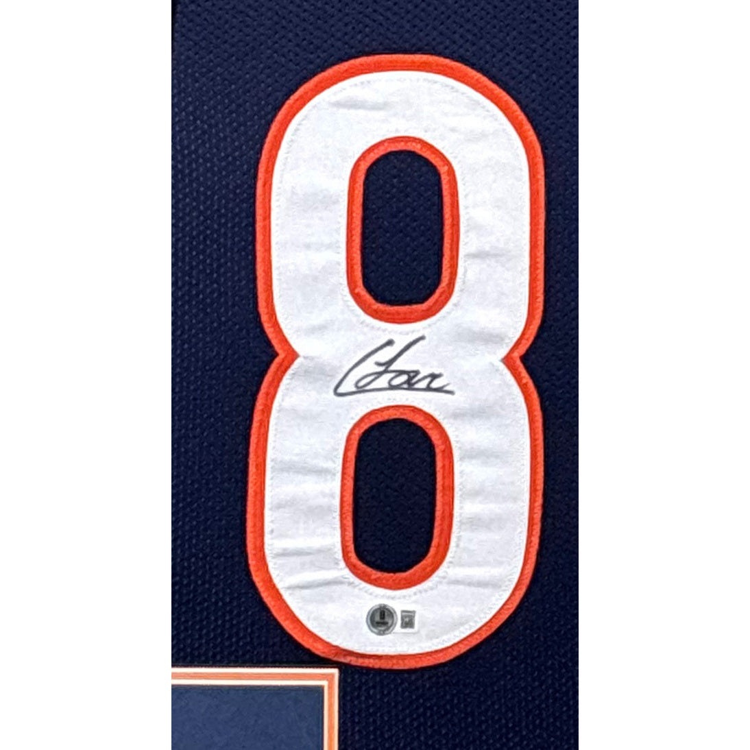 Colston Loveland Framed Signed Bears Jersey Beckett Autographed