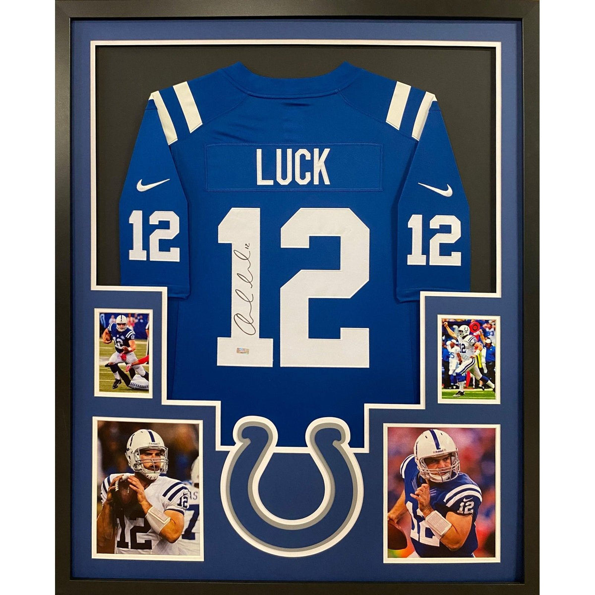 Andrew Luck Signed Framed Jersey Tristar Autographed Indianapolis Colts