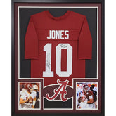 Mac Jones  Framed Signed Jersey JSA Autographed Alabama Heisman