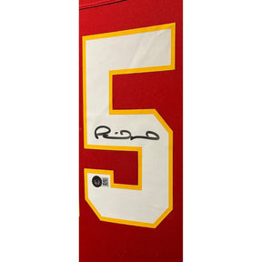 Patrick Mahomes Framed Signed Jersey Autographed Beckett Kansas City Chiefs 2P