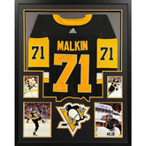 Evgeni Malkin Framed Jersey PSA/DNA Autographed Signed Pittsburgh Penguins