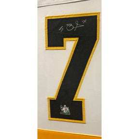 Evgeni Malkin Framed Jersey Autographed Signed Pittsburgh Penguins COA