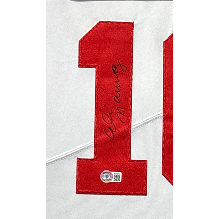 Eli Manning Framed Signed Jersey Beckett Autographed New York Giants