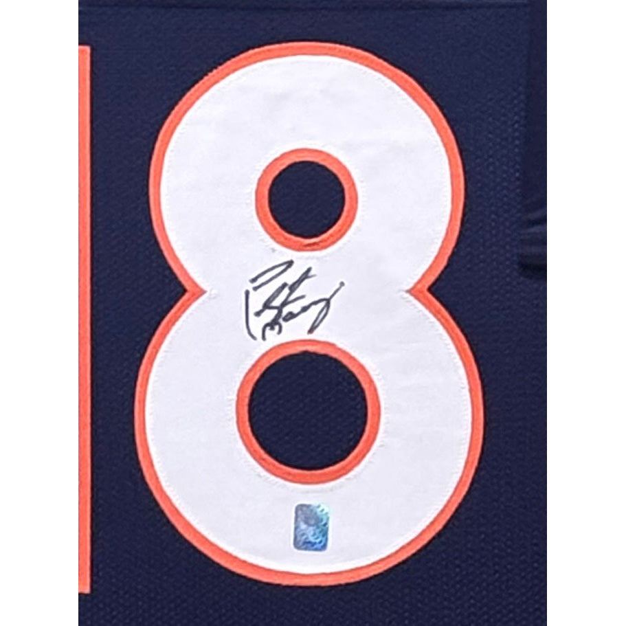 Peyton Manning Framed Signed Jersey Player Holo Broncos Autographed