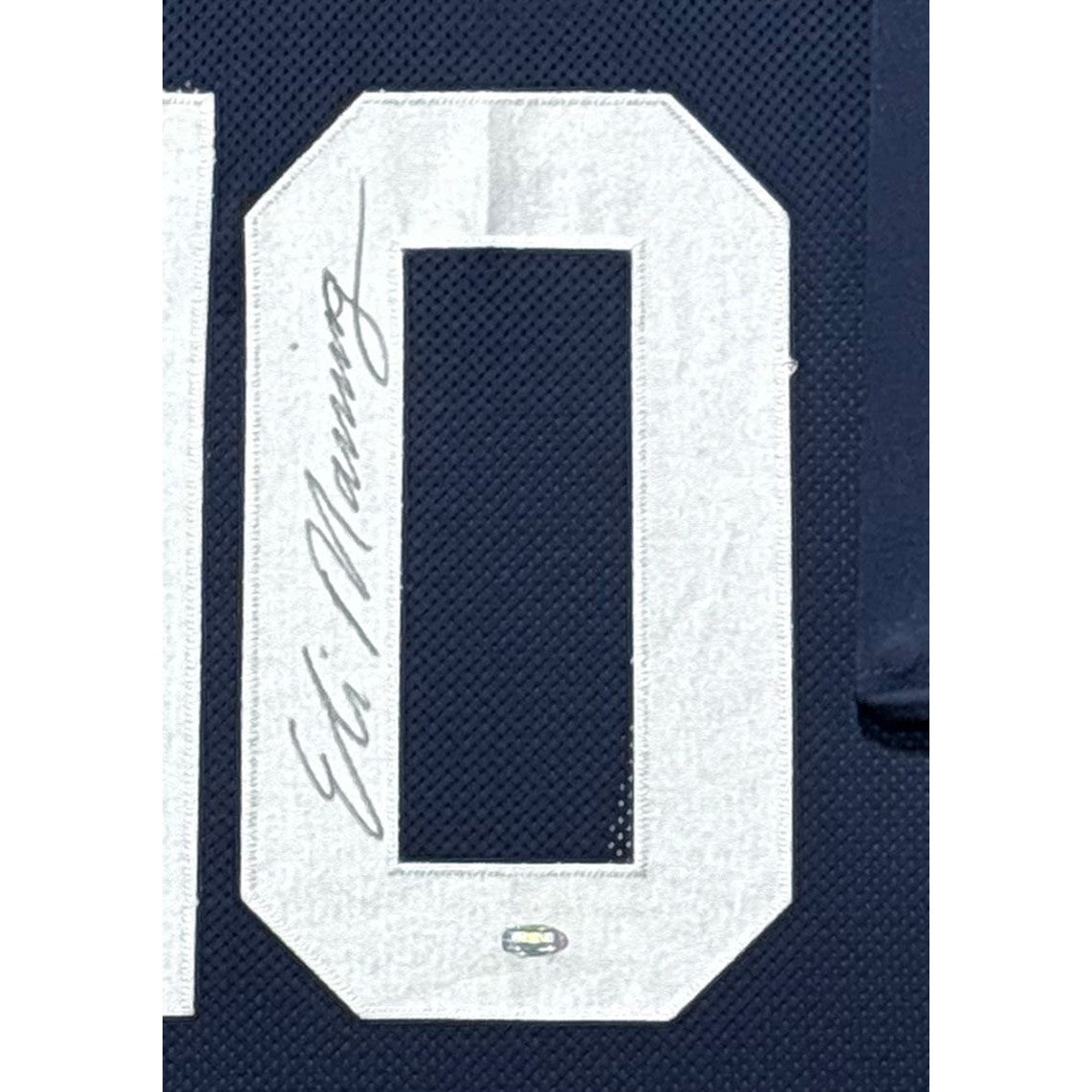 Eli Manning Framed Signed Steiner Navy Jersey Autographed Ole Miss