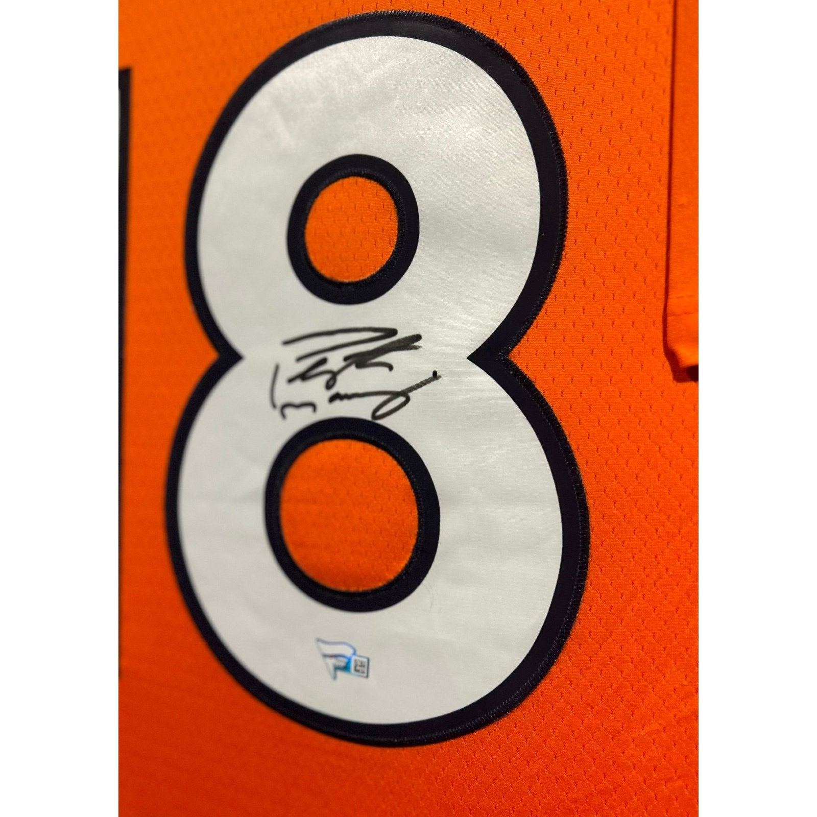 Peyton Manning Framed Signed Jersey Fanatics Denver Broncos Autographed