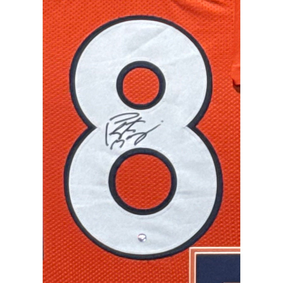 Peyton Manning Framed Signed Orange Jersey Steiner Broncos Autographed