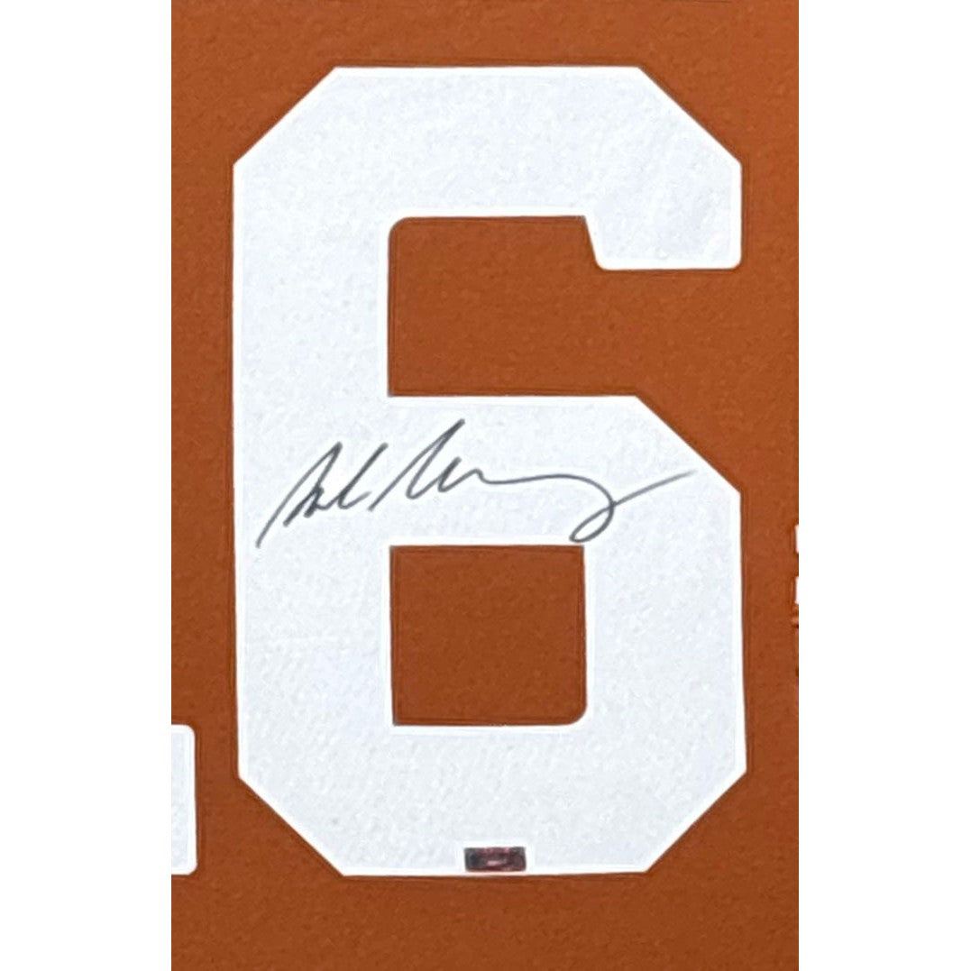 Arch Manning Framed Signed Texas Jersey Panini COA Autographed