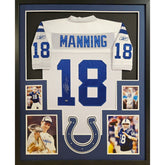 Peyton Manning Framed Signed Jersey Mounted Memories Colts Autographed