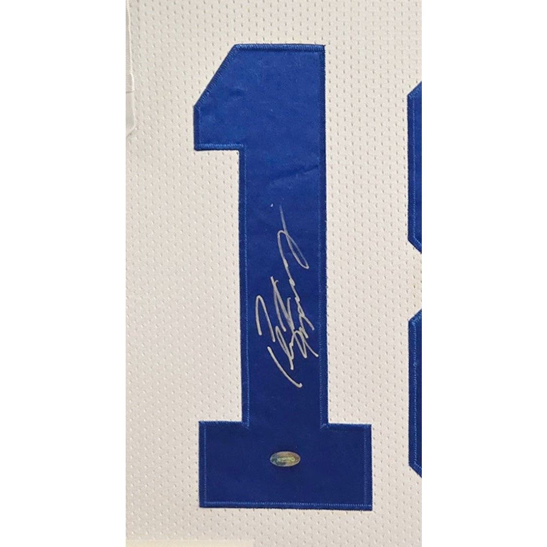 Peyton Manning Framed Signed Jersey Mounted Memories Colts Autographed