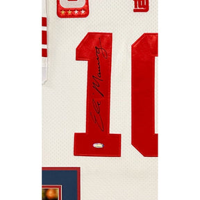 Eli Manning Framed Signed Jersey Steiner Autographed New York Giants Front