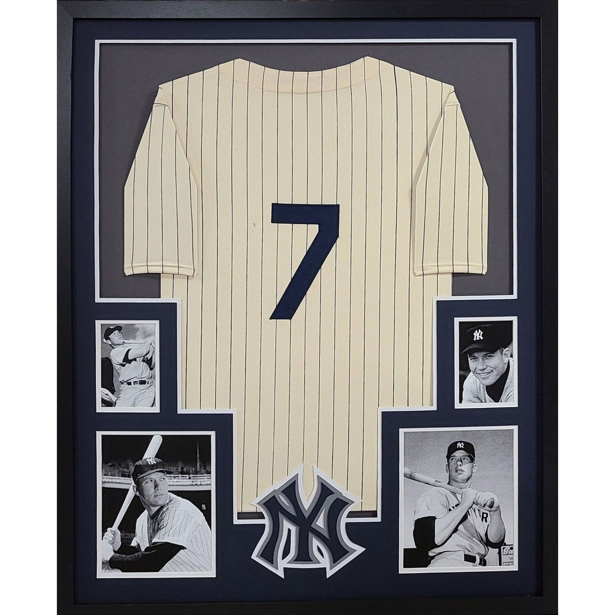 Mickey Mantle UNSIGNED Framed Jersey New York Yankees