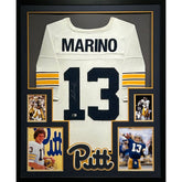 Dan Marino Signed Framed Jersey Beckett Autographed Pitt Panthers Dolphins