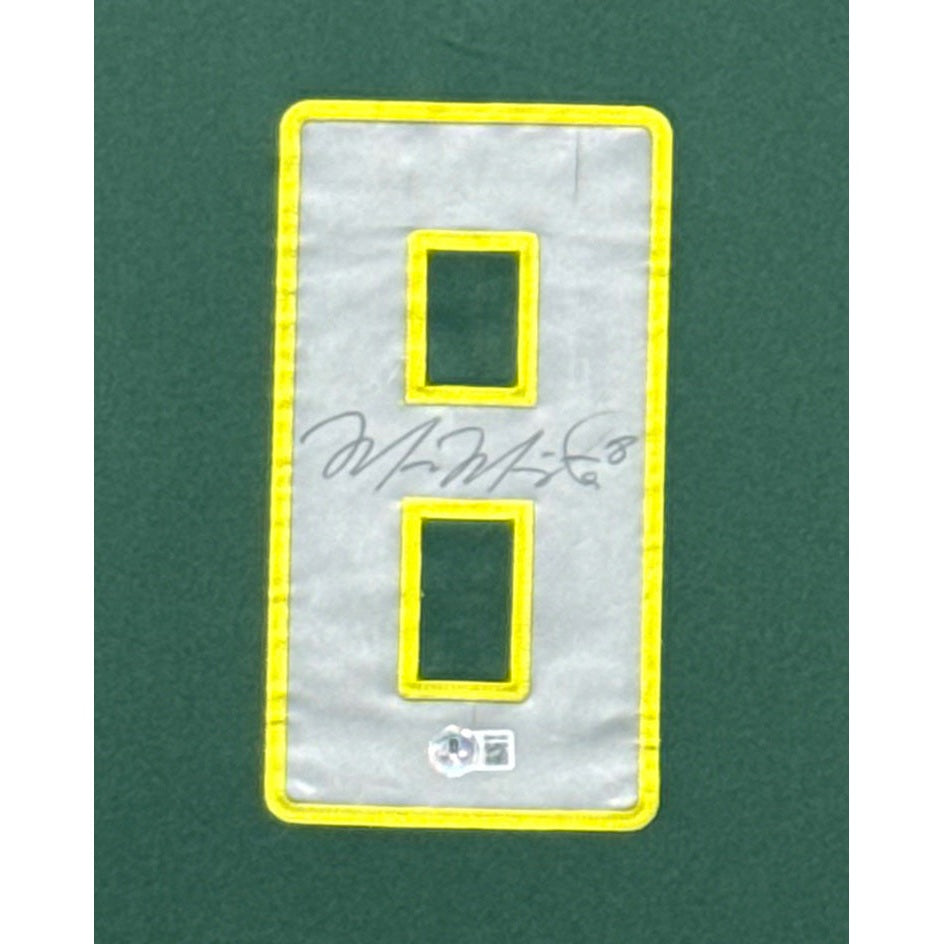 Marcus Mariotta Framed Signed Jersey Beckett Autographed Oregon Heisman IH