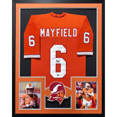 Baker Mayfield Framed Signed TB Buccaneers Jersey Beckett Autographed Tampa