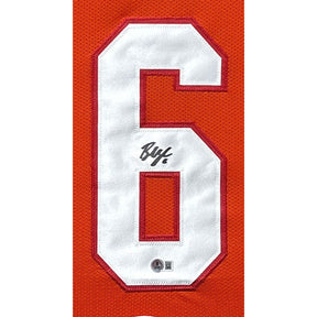 Baker Mayfield Framed Signed TB Buccaneers Jersey Beckett Autographed Tampa