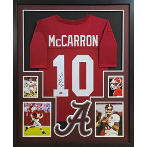 AJ McCarron Signed Framed Jersey Radtke COA Autographed Alabama A.J.