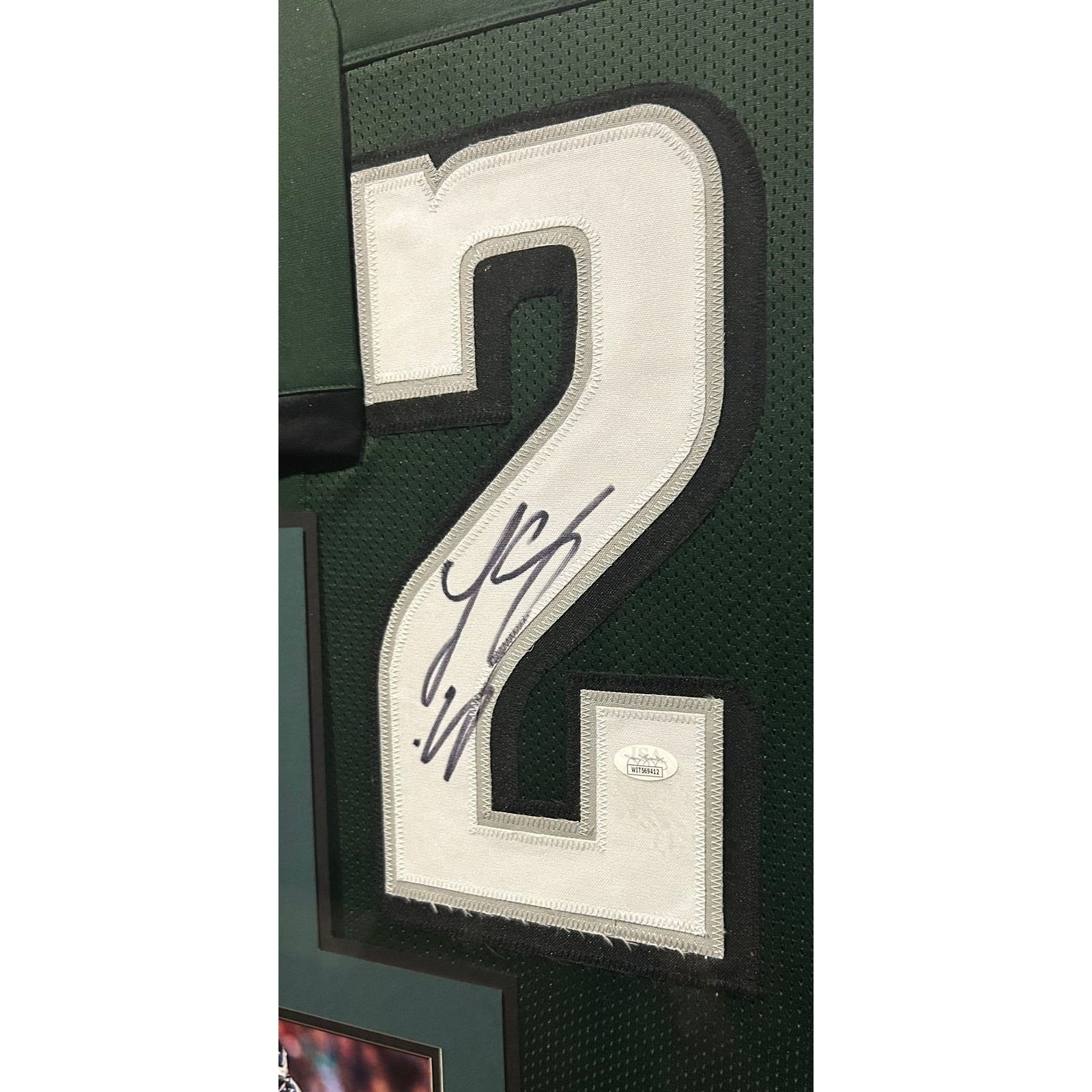 LeSean McCoy Framed Jersey JSA Autographed Signed Philadelphia Eagles