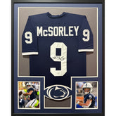 Trace McSorley Framed Signed Jersey JSA COA Autographed Penn State