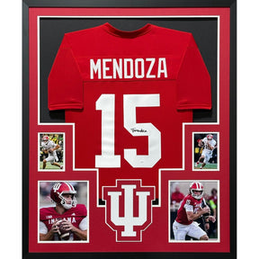 Fernando Mendoza Framed Signed Jersey JSA Autographed Signed Indiana
