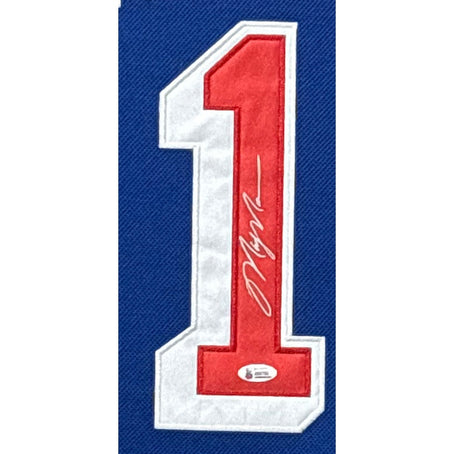 Mark Messier Framed Signed Jersey JSA Autographed New York Rangers Patch